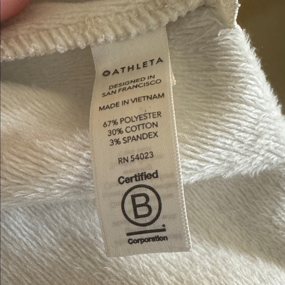 Athleta Cozy Funnel Neck Pullover Sweatshirt | Size Small - Picture 7 of 7